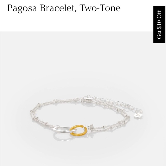 Silpada New Elegant Two-Tone Chain Bracelet
Pagosa Bracelet, Two-Tone - Picture 8 of 8